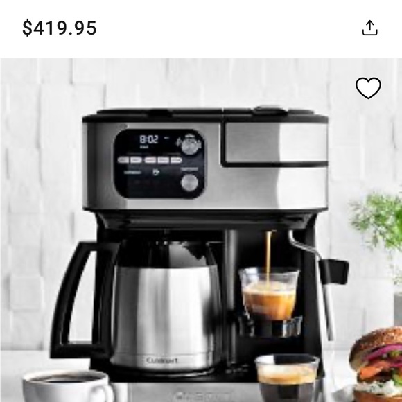 Cuisinart Dual Brew Coffee Maker in Black and Silver - Picture 2 of 4